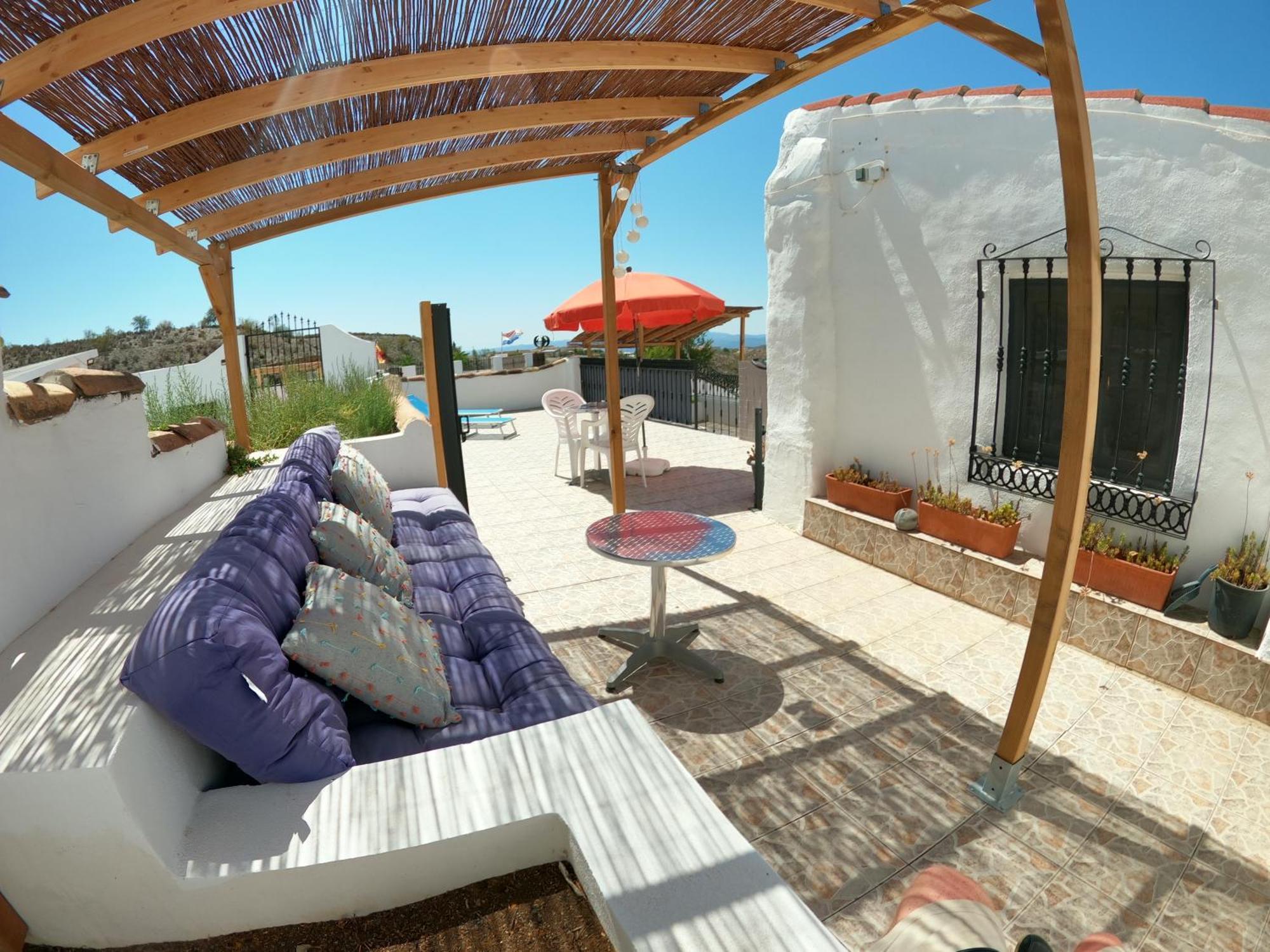 Cortijo Naturista Con Vistas-Clothing Optional Oria Eksteriør billede